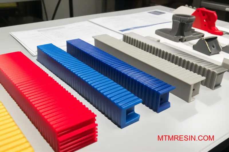 Hoogwaardige spuitgegoten nylon componenten met verificatie van materiaaleigenschappen voor het testen van alternatieve Zytel-kwaliteiten