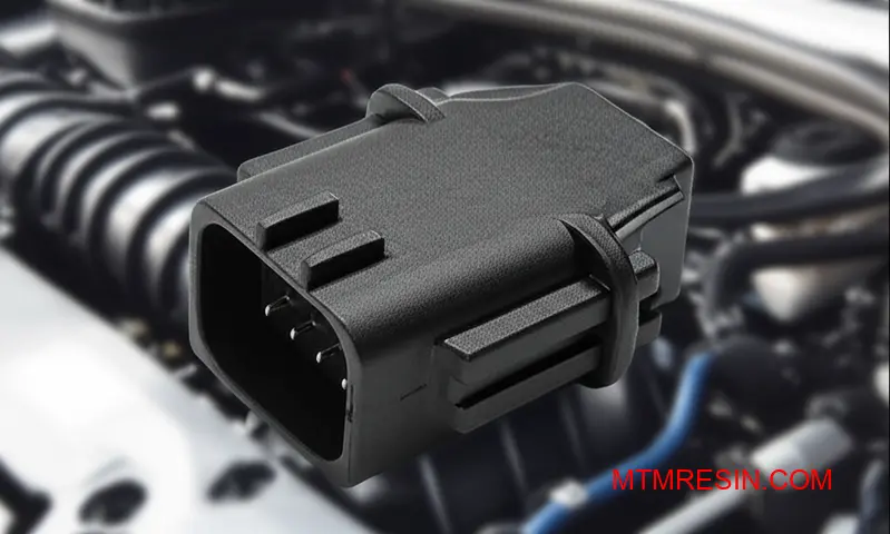 High-performance PBT automotive sensor housing designed for hydrolysis resistance in harsh engine bay environments