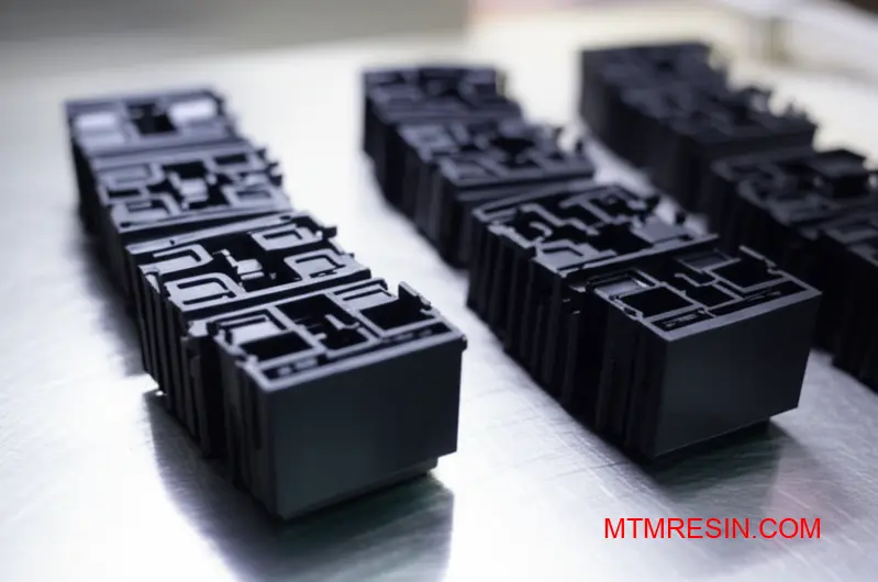 High-performance PBT connector components demonstrating flame retardant properties for electronic applications