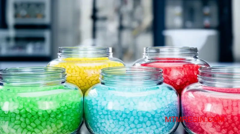 Premium PBT polymer granules displayed for mechanical property analysis and performance evaluation testing