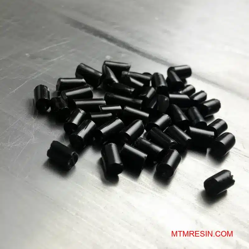 High-performance PBT thermoplastic pellets for injection molding applications, showing material grade variety and industrial sourcing