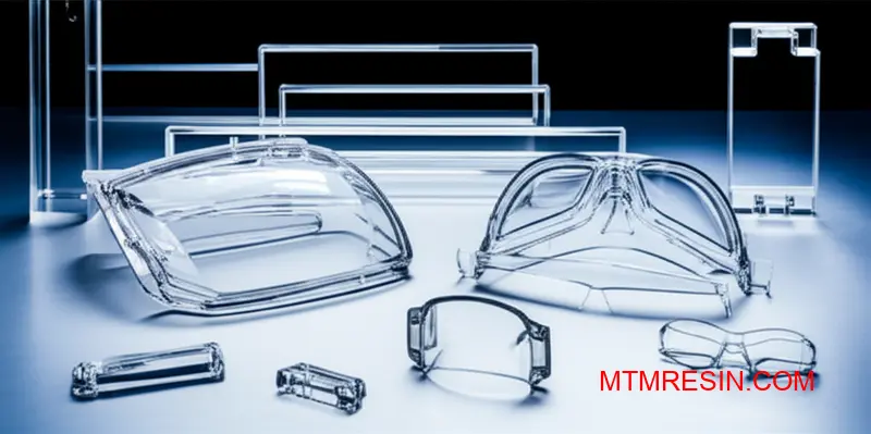 Premium optical grade polycarbonate lenses and components showcasing exceptional clarity from trusted makrolon material suppliers for automotive and lighting applications